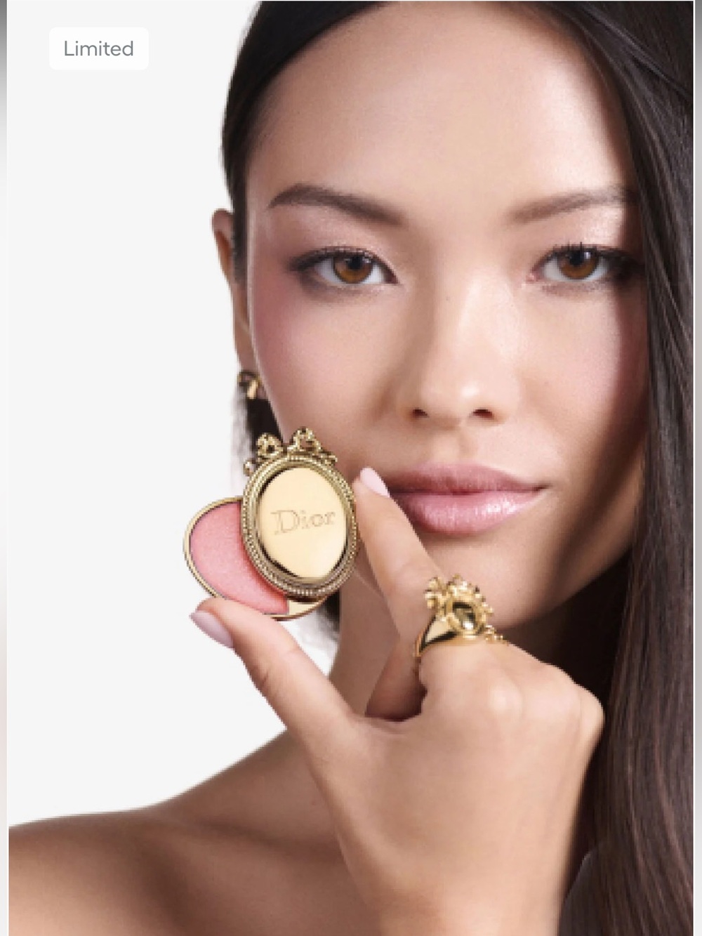 Dior Holiday Gold Medallion Crystal Pink Lip Balm. 2026 Limited Edition. - Picture 2 of 5